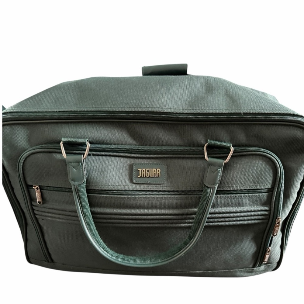 Jaguar Green Duffel Bag